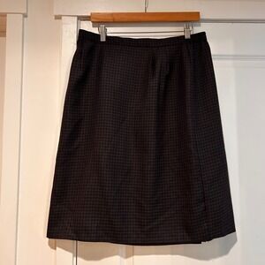 Vintage Briggs Plaid Womens Knee Length Skirt Size 18W Preppy Heirloom‎ Classic
